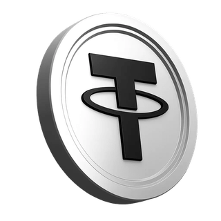 Ilustrație cu moneda Tether USDT în secțiunea de informații despre platformă